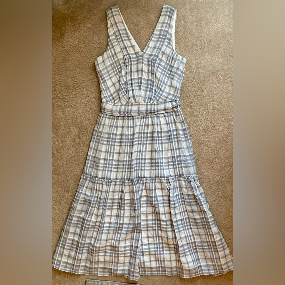 DKNY Blue and White Sundress